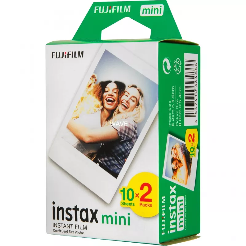 Fujifilm 16567828 filmi. 2x10 arkkia pakkaus=2 Fujifilm Instax Mini