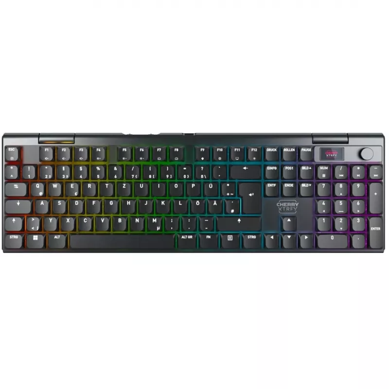 Pelikannettava näppäimistö CHERRY XTRFY MX 10.1 langaton USB RF Bluetooth QWERTZ musta