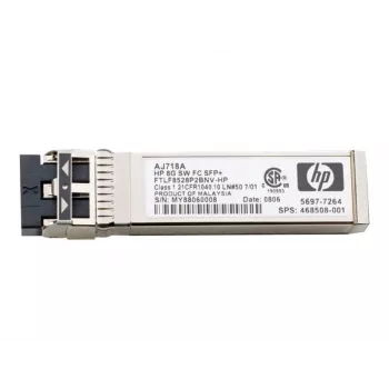 Lähetin-vastaanotinmoduuli HPE 8Gb Short Wave Fibre Channel SFP+