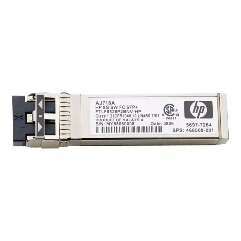Lähetin-vastaanotinmoduuli HPE 8Gb Short Wave Fibre Channel SFP+