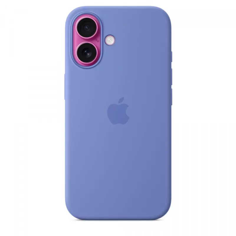 iPhone 16 silikonikotelo MagSafe-yhteensopiva - Periwinkle