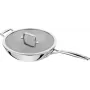 ZWILLING Peak wokkipannu 30 cm, 18/10 ruostumaton teräs, induktiokäyttöön sopiva