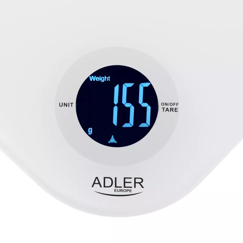 Keittiövaaka Adler AD 3180 jako 1 g LCD valkoinen