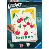Maalaussarja Ravensburger CreArt – Kirschen (Design 25514) – luova maalaussarja aikuisille ja nuorille