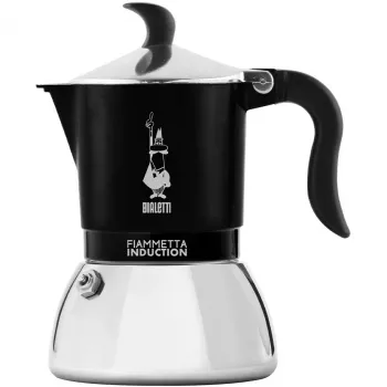 Induktiokahvinkeitin BIALETTI FIAMMETTA 2 kupillista, musta