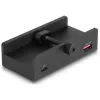 DeLOCK 64284 USB-keskitin Type-A 5000 Mbit/s musta