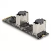 DeLOCK muunnin M.2 2280 Key B+M pistoke 8 x SATA