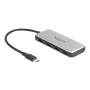 DeLOCK 64261 USB 3.2 Gen 1 Type-C -keskitin 10000 Mbit/s musta harmaa