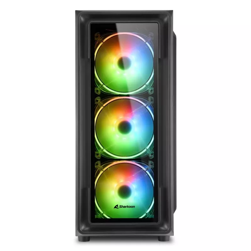 PC-kotelo Sharkoon TK4 RGB Midi Tower musta