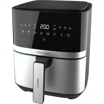 CECOTEC Cecofry Full Inox Pro 5500 Pro -kiertoilmakypsennin tarvikkeilla