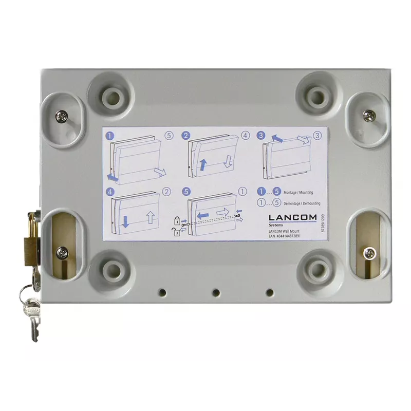 Seinäkiinnike LANCOM Systems -laitteille, malli 61349, harmaa