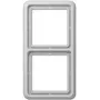 JUNG CD 582 LG - harmaa - duroplasti - ruuviton - JUNG - 81 mm - 152 mm