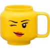 Keraaminen muki room copenhagen Winking Girl Small keltainen 40460803, 250–350 ml