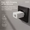 AC USB-laturi DIGITUS 20W, 1x USB-C, 1x USB-A, tulo 100–240V, valkoinen