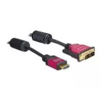 HDMI - DVI -kaapeli DeLOCK 84343 3,0 m uros/uros