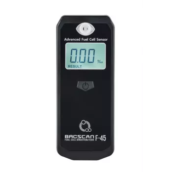 BACscan F-45 -alkometri 0 - 4 % musta