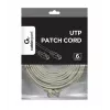 PATCH-kaapeli CAT6 UTP 15 m / harmaa PP6U-15M GEMBIRD