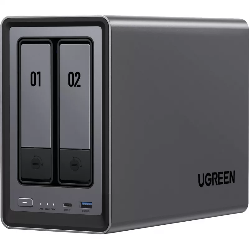 DXP2800 + 2x 4 TB Seagate IronWolf HDD -paketti, NAS