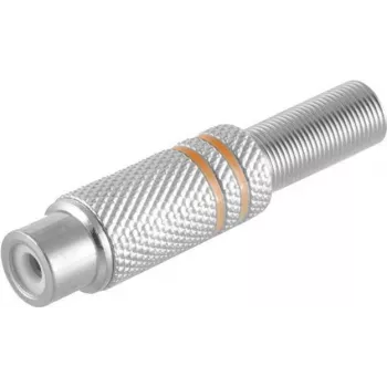 ShiverPeaks S/CONN Cinch-pistoke metalli 6 mm, keltainen (malli 52001-Y)