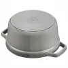 Staub La Cocotte pyöreä valurautapata 26 cm, grafiitinharmaa