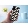 iKins suojakotelo Samsung Galaxy S20:lle – pyramidirakenne, musta