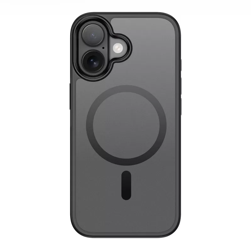 nevox StyleShell Invisio - iPhone 17 6.3 MagSafe-yhteensopiva musta (2542)