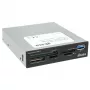 Akasa AK-ICR-27 kortinlukija USB 3.2 Gen 1 (3.1 Gen 1) sisäinen musta, harmaa