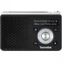 TechniSat DigitRadio 1 A 0100/4997 digitaaliradio, DAB+/FM, RDS, 40 asemamuistia, ASA-varoitustoiminto, musta/hopea