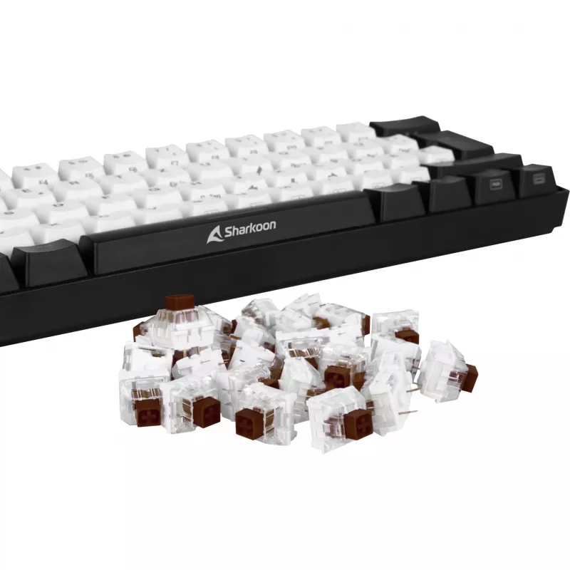 Kailh Box Brown kytkinsarja, näppäinkytkimet ruskea/läpinäkyvä, 35 kpl