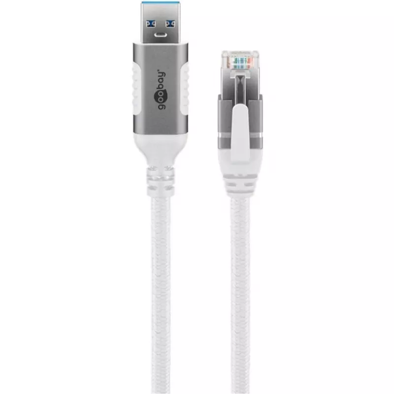 Ethernet-kaapeli USB-a 3.2 Gen1 pistoke > RJ-45 pistoke, LAN-sovitin