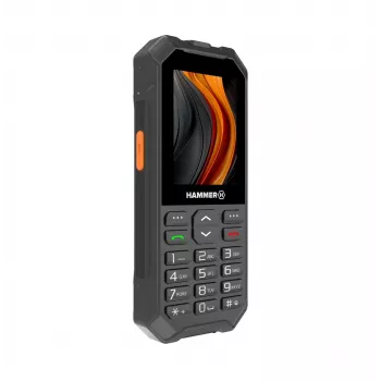Hammer 6 LTE matkapuhelin, 2,4" IPS, Dual SIM, 2500 mAh, musta (TEL000927)