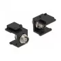 Keystone-moduuli DELOCK 86851, litteä FC-liitin, musta, 16,5×24×21,8 mm