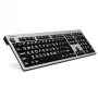 Näppäimistö Logickeyboard LKB-LPRNTWB-AJPU Office USB ranska musta hopea