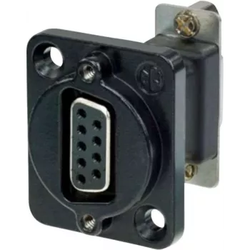 Neutrik NADB9FF-B kaapeliadapteri VGA musta – ruostumaton teräs (NADB9FF-B)