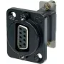 Neutrik NADB9FF-B kaapeliadapteri VGA musta – ruostumaton teräs (NADB9FF-B)