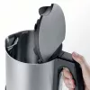 Severin WK 3409 vedenkeitin 1,7 l musta - ruostumaton teräs 2 200 W (WK 3409)
