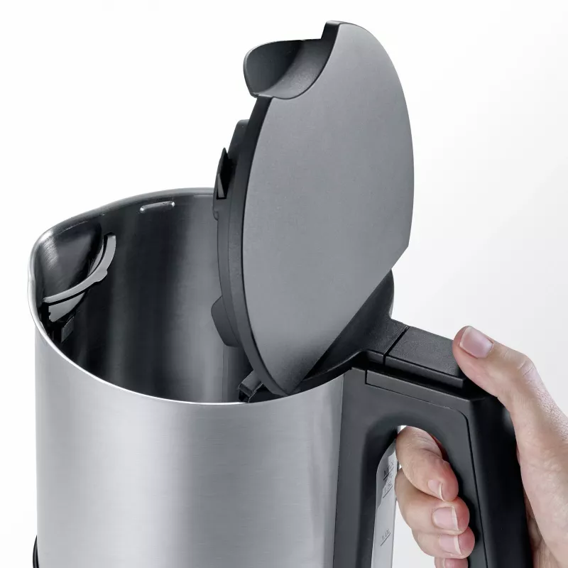 Severin WK 3409 vedenkeitin 1,7 l musta - ruostumaton teräs 2 200 W (WK 3409)