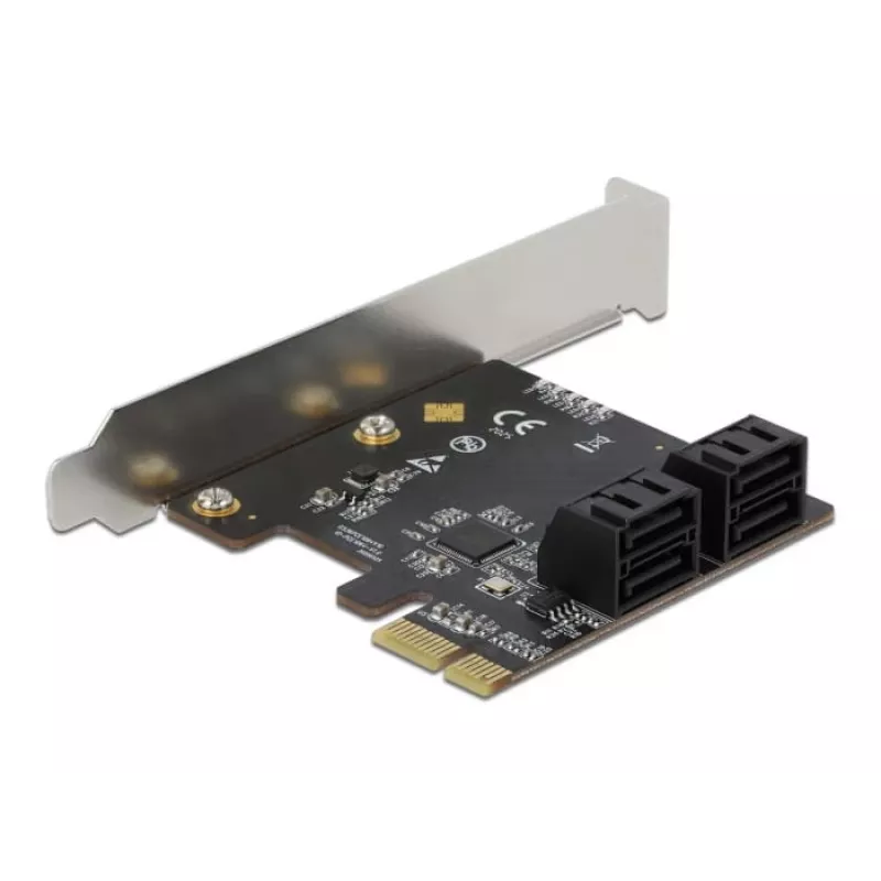 SATA PCI Express x1 -kortti DeLOCK 90010 Low-Profile-muototekijä