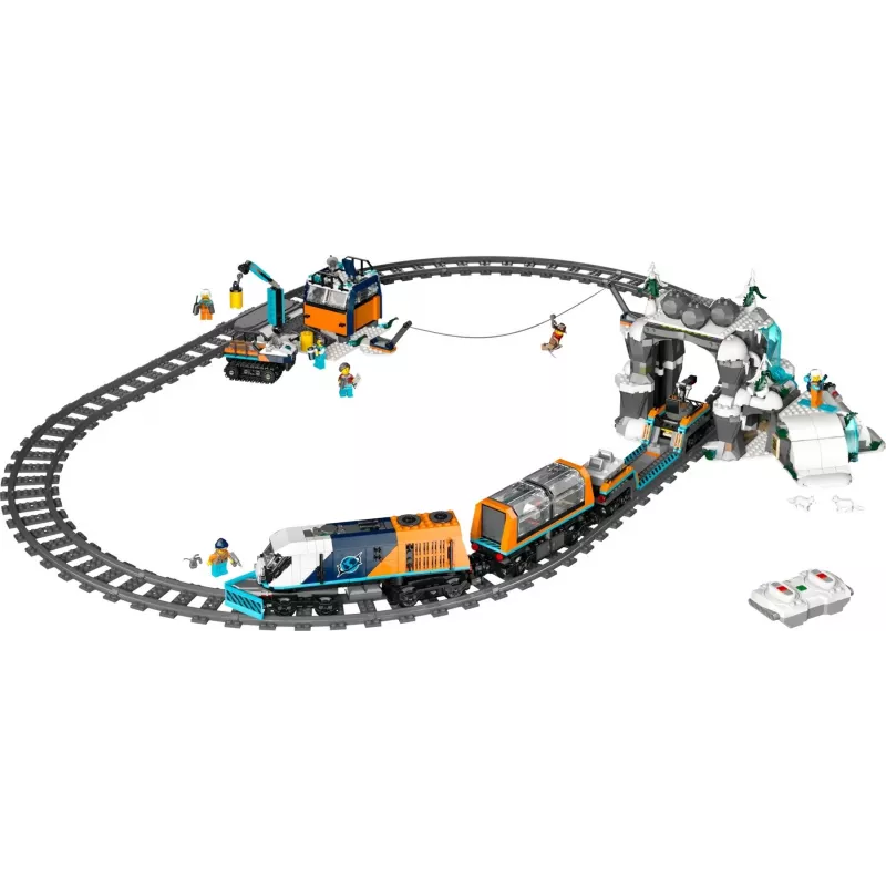 LEGO CITY 60470 Tutkimusmatkailija Polar Express -arktinen juna