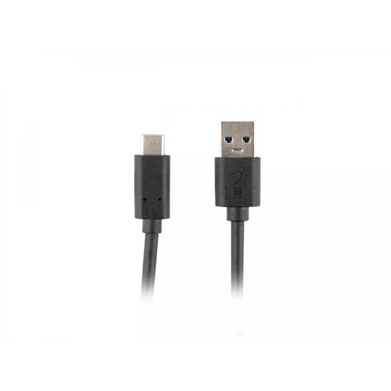 Lanberg CA-USBO-31CU-0018-BK USB-kaapeli 1,8 m USB 3.2 Gen 1 (3.1 Gen 1) USB-C USB-A musta (CA-USBO-31CU-0018-BK)