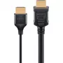 Goobay 75298 Slim Ultra High Speed -HDMI-kaapeli Ethernetillä, 8K@60Hz, HDMI 2.1, uros–uros, 1 m, musta