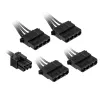 Kolink modulaarinen kaapeliohjain KL-CBR-PAT — 4× 4-pin Molex modulaarinen virtakaapeli