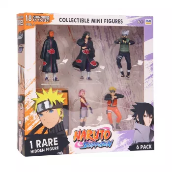 NARUTO SHIPPUDEN FIGUURIT – 6ER-PACK DELUXE EDITION VER. A