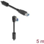 DeLOCK USB-kaapeli Type-A uros Type-B uros 90° alaspäin kulma 5 m