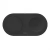 Belkin WIZ021VFBK – 2-in-1 langaton latausteline Qi2-teknologialla 15 W, musta