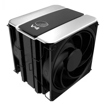 Prosessorin ilmajäähdytin Cooler Master V4 Alpha 3DHP, 120 mm tuuletin, LGA1700/AM5-yhteensopiva, musta