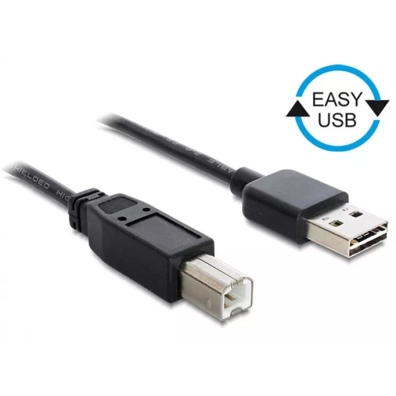 USB-kaapeli DeLOCK 2 m USB 2.0 A - B m/m