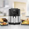 Kuumailmafriteerauskeitin Rommelsbacher FRH 1500 — 5 L, 1500 W, ruostumaton teräs/musta