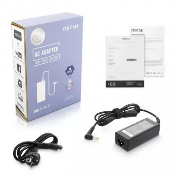 Virtalähde MITSU ACER ZM/ACE19237 19V 2,37A yhteensopiva kannettavien ACER-laitteiden kanssa