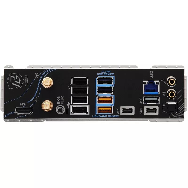 Emolevy ASRock Phantom Gaming B850 Riptide WiFi — AMD B850, kanta AM5, ATX, DDR5, 4x M.2, Wi-Fi 7, 2.5Gb LAN